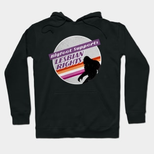 Lesbian Pride Bigfoot Hoodie